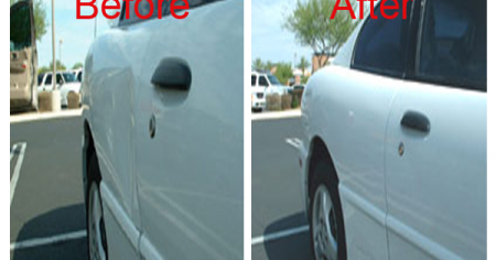 White Door Panel – Before & After